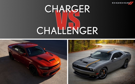 Dodge Charger vs Challenger : Le comparatif