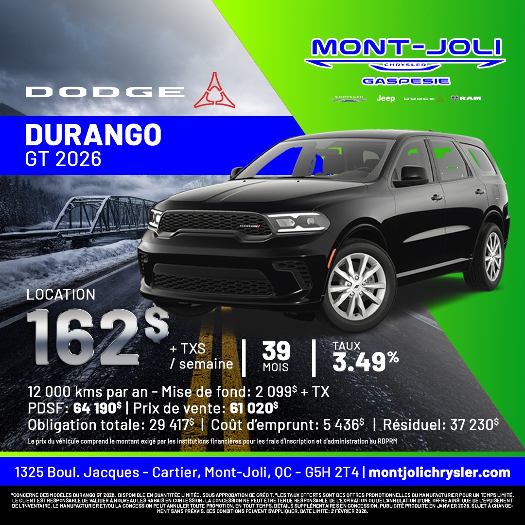 Dodge Durango GT 2025