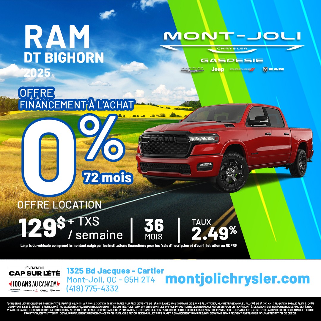 Ram 1500 DT 2025 Big Horn