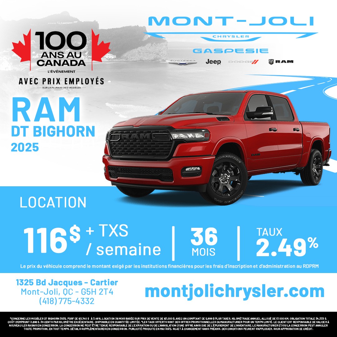Ram 1500 DT 2025 Big Horn