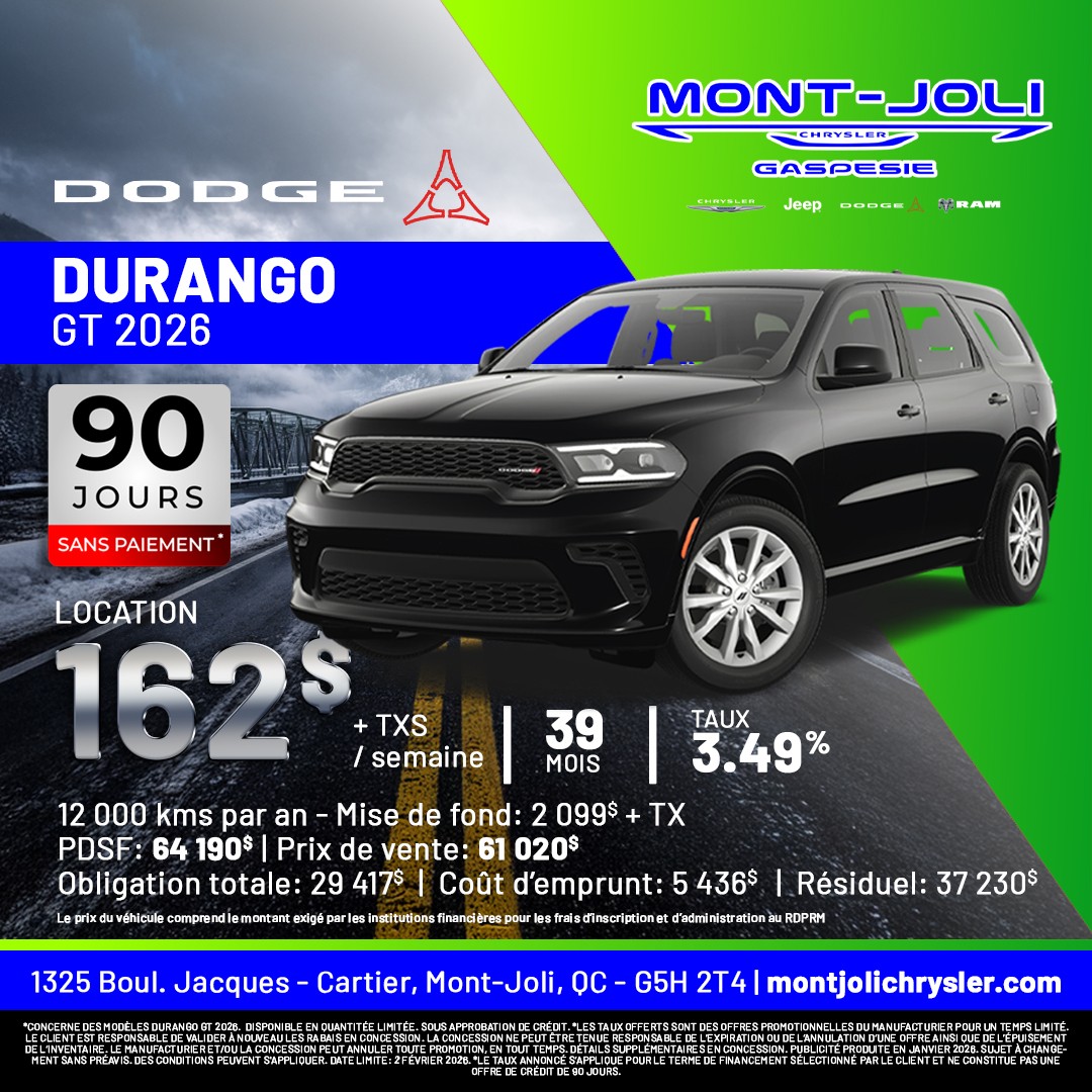 Dodge Durango GT 2025