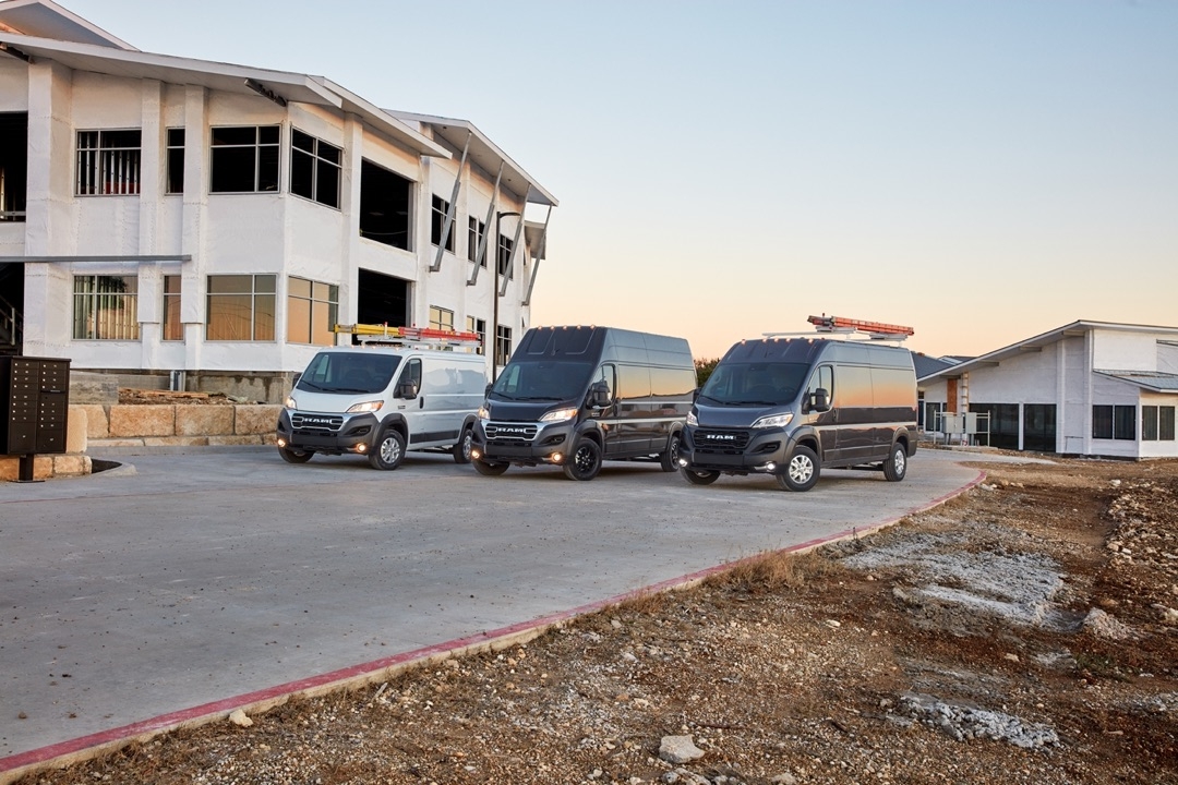 Différentes versions du Ram Promaster 2025.