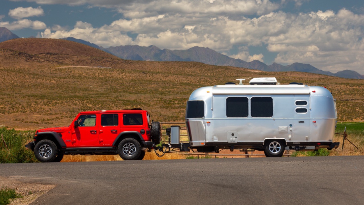 vue latérale d'un Jeep Wrangler 2025