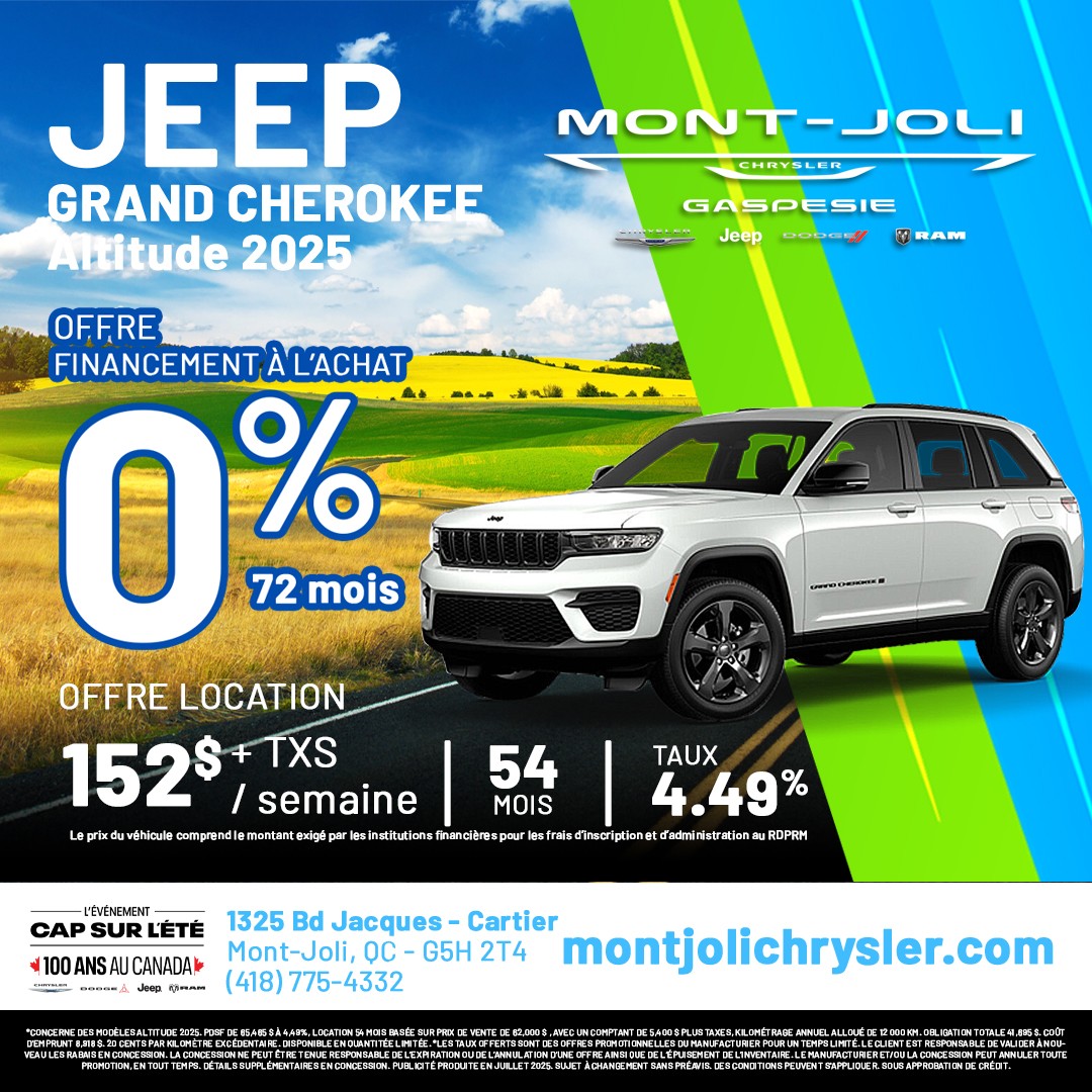 Jeep Grand Cherokee Altitude 2025