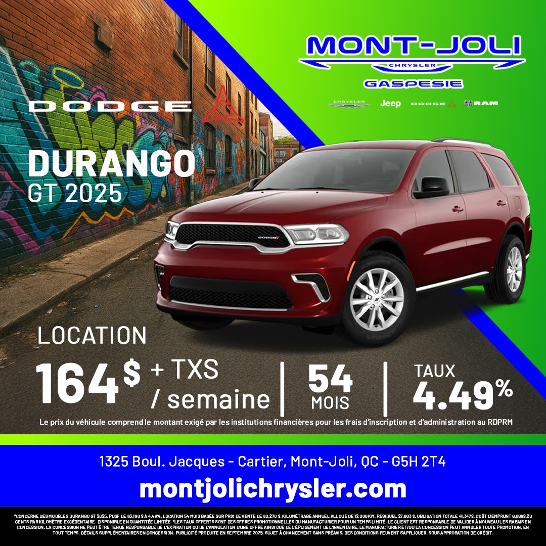 Dodge Durango GT 2025