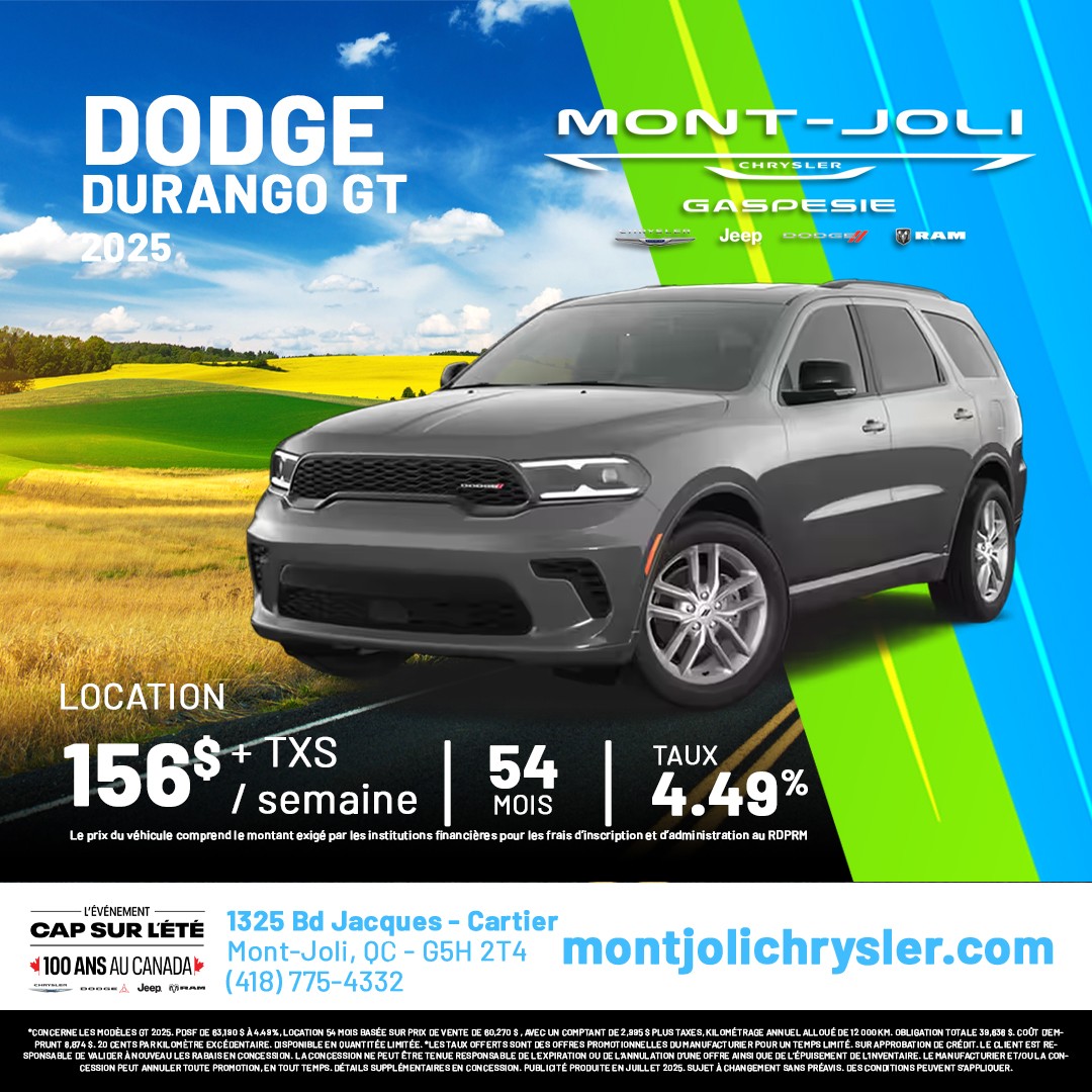 Dodge Durango GT 2025