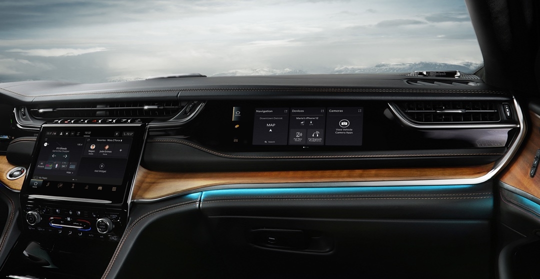 Technologies et équipements du Jeep Grand Cherokee 2025.