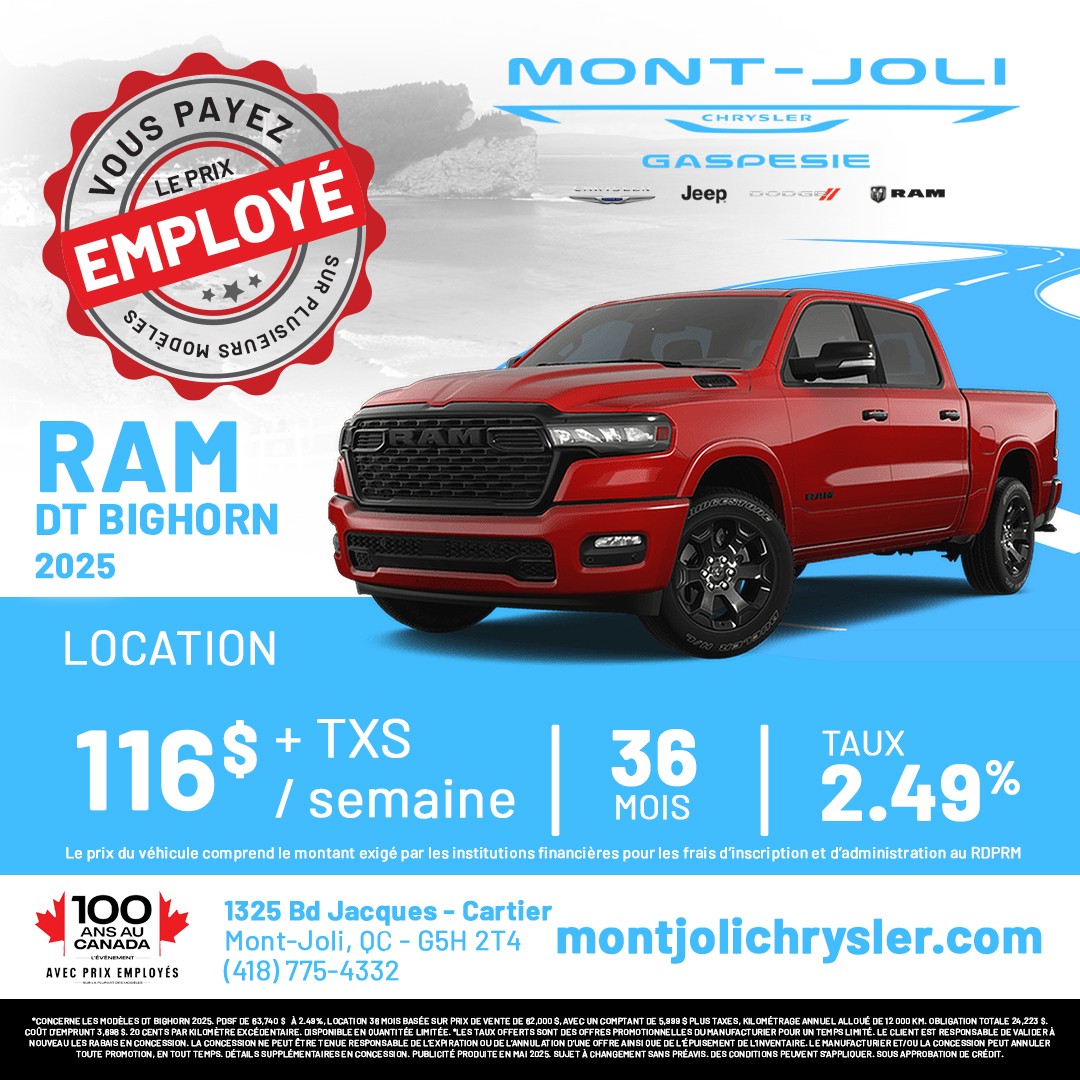 Ram 1500 DT 2025 Big Horn