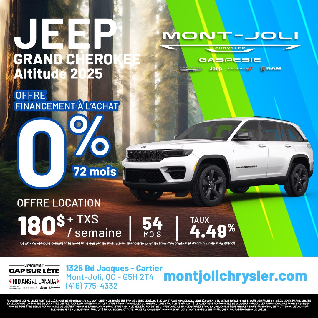 Jeep Grand Cherokee Altitude 2025